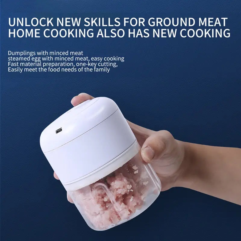 Multifunctional Cooking Machine Automatic Household Meat Grinder Baby Supplementary Food Stirring Minced Garlic Minced