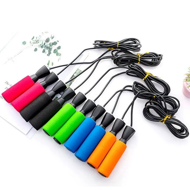 Speed Skipping Rope Sports Unisex Student Fitness Jump Rope Plastic Training Jump Rope Bearing Handle Jump Rope PVC Rope