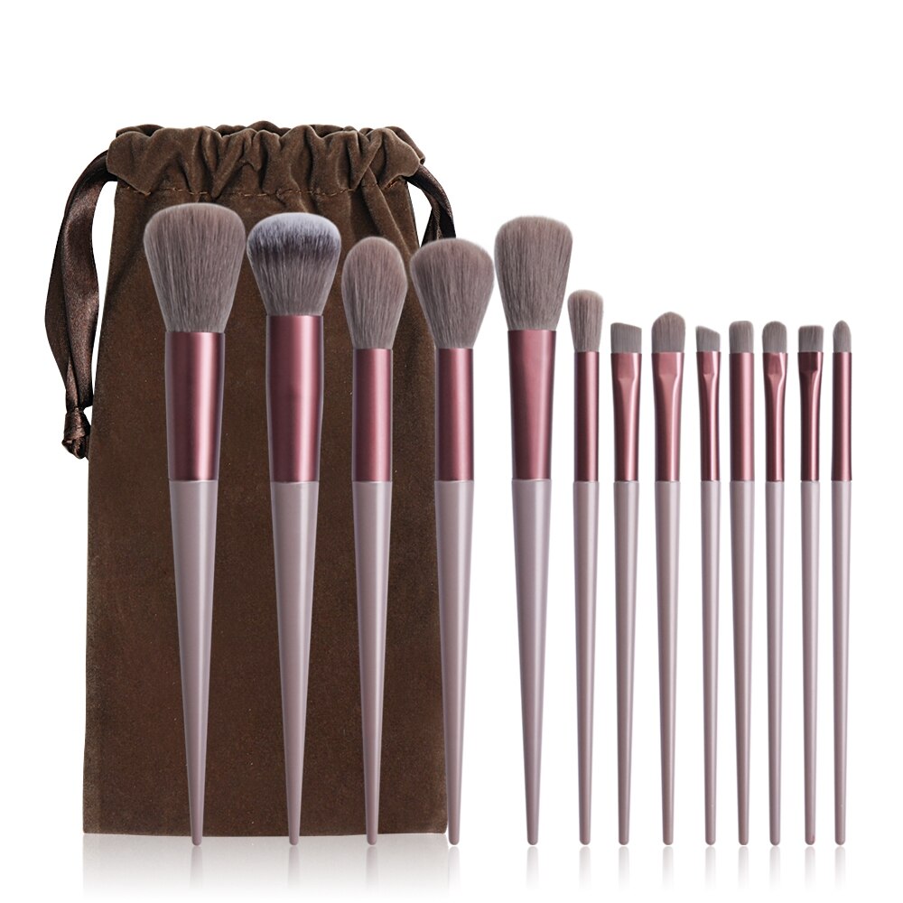 13 PCS Makeup Brushes Set Eye Shadow Foundation Women Cosmetic Brush Eyeshadow Blush Beauty Soft Make Up Tools