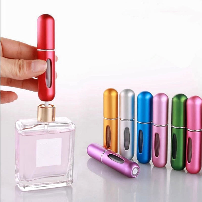 5ml Perfume Refill Bottle Portable Mini Refillable Spray Jar Scent Pump Empty Cosmetic Containers Atomizer for Travel Tool Hot